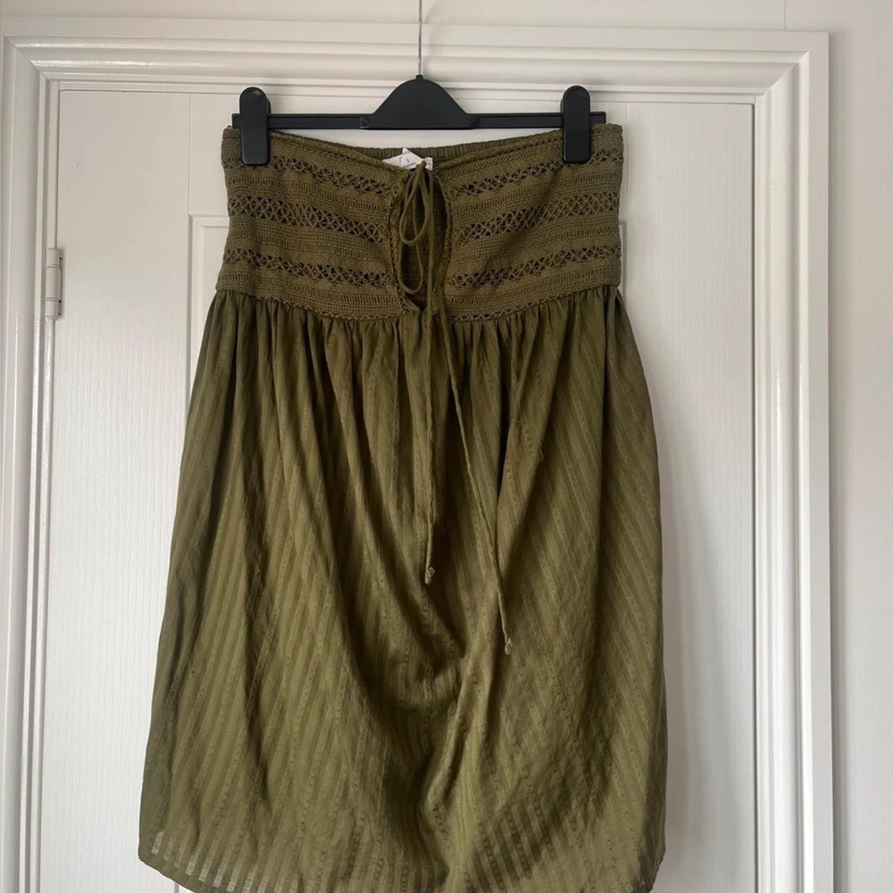 Primark Khaki A-Line Skirt